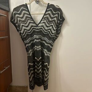 Missoni black and silver short sleeve top